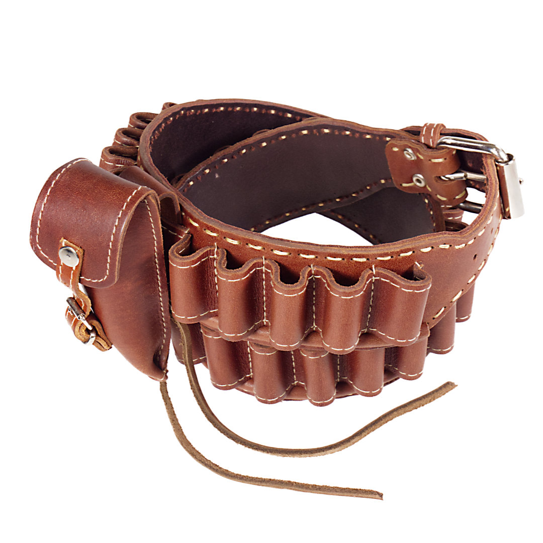 P1133164 Hand-Made Leather Cartridge Belt - Image 1