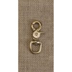 Brass Snap with Swivel Eye No.4