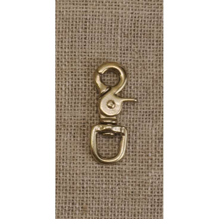 SKB-4 Brass Snap with Swivel Eye No.4 - Image 1