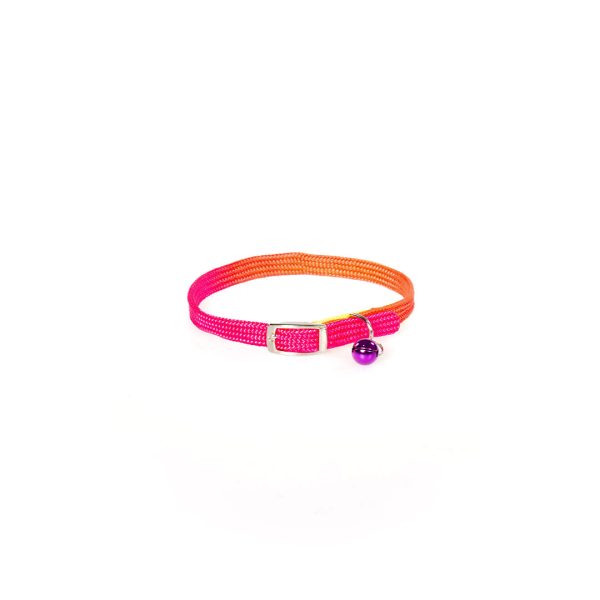 Nylon Webbing Cat Collar Rainbow - Image 3