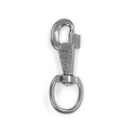 Ridged Snap Hook with Swivel Eye