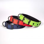 Synthetic Webbing Collars Dark with Neoprene Padding