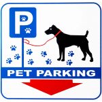 Πινακίδα Pet Parking