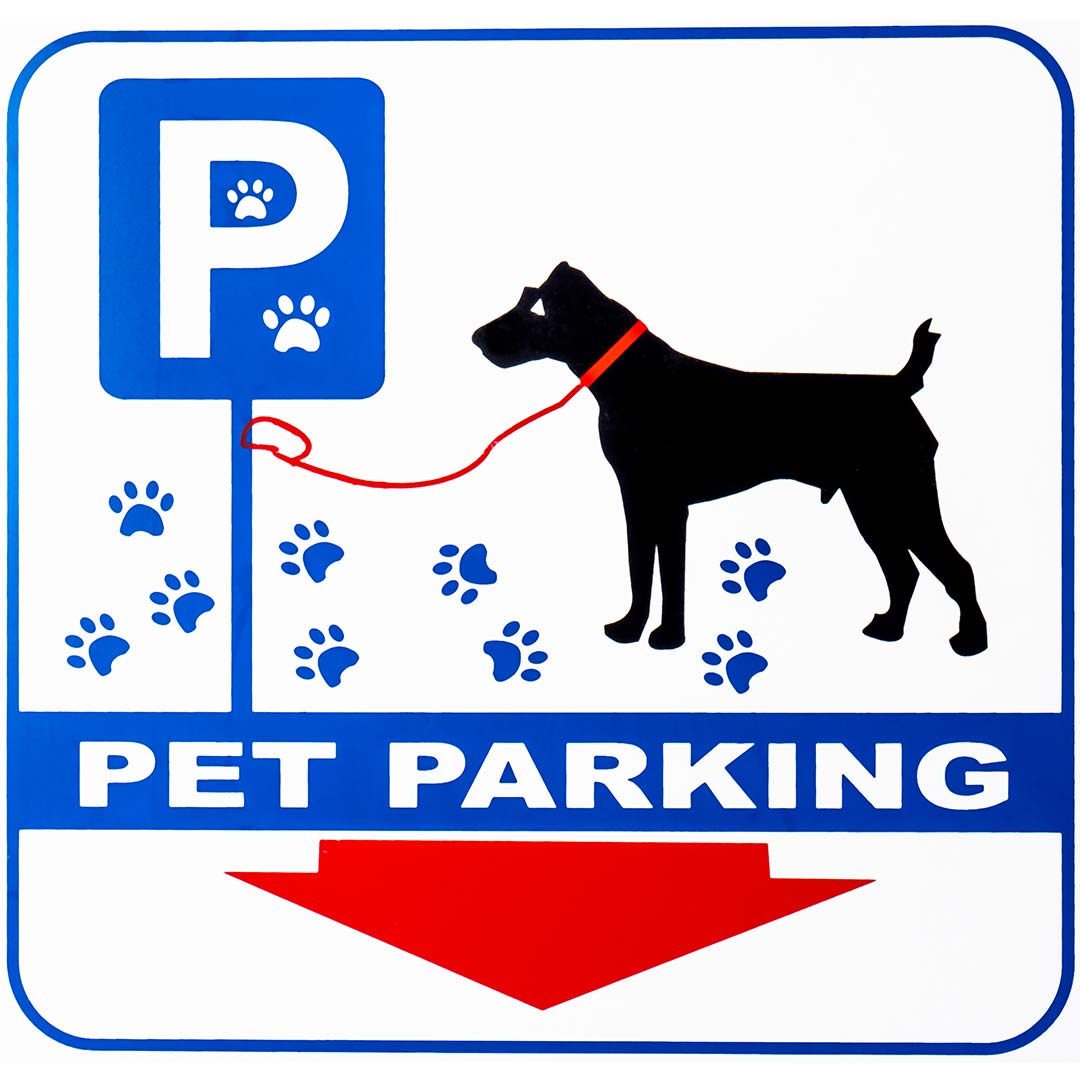 P1077506 Πινακίδα Pet Parking - Image 1