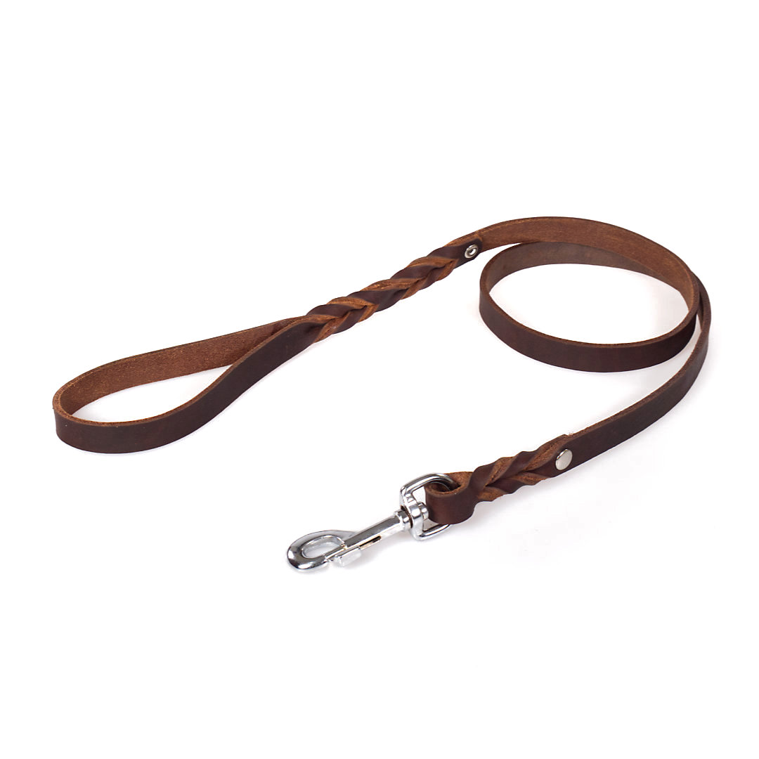 P1122069 Oiled Leather Leashes - Image 1