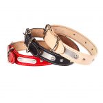 Split Leather Collars with Decor