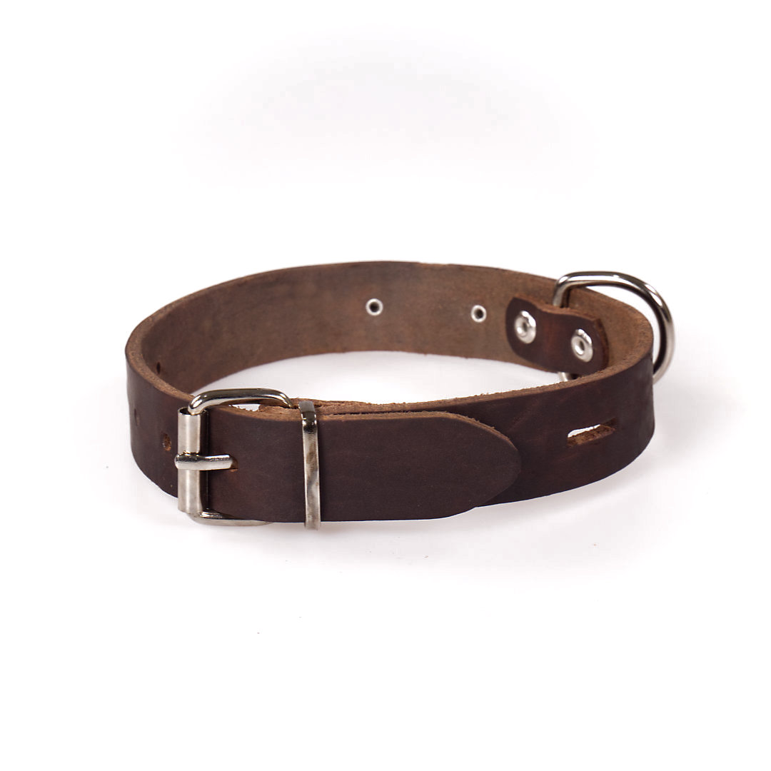 P1111701 Oiled Leather Collars for Bells - Image 1